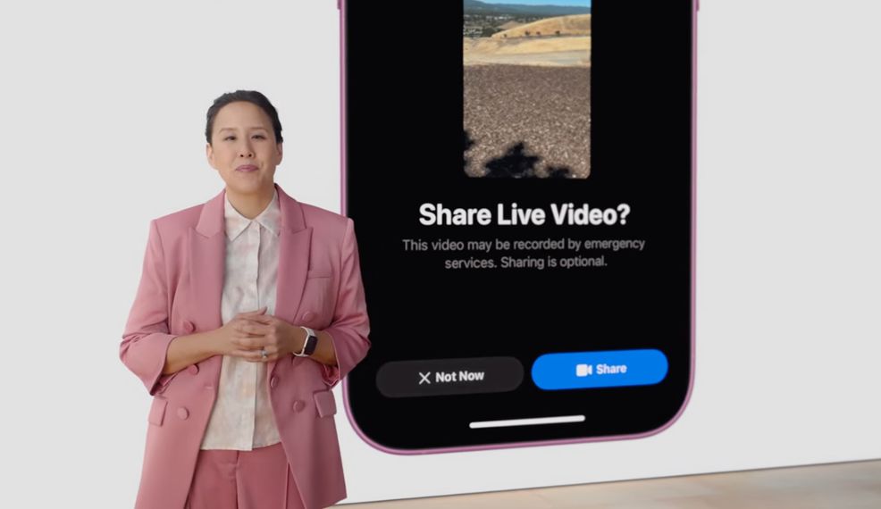 Apple announces Messages and Live Video over satellite
